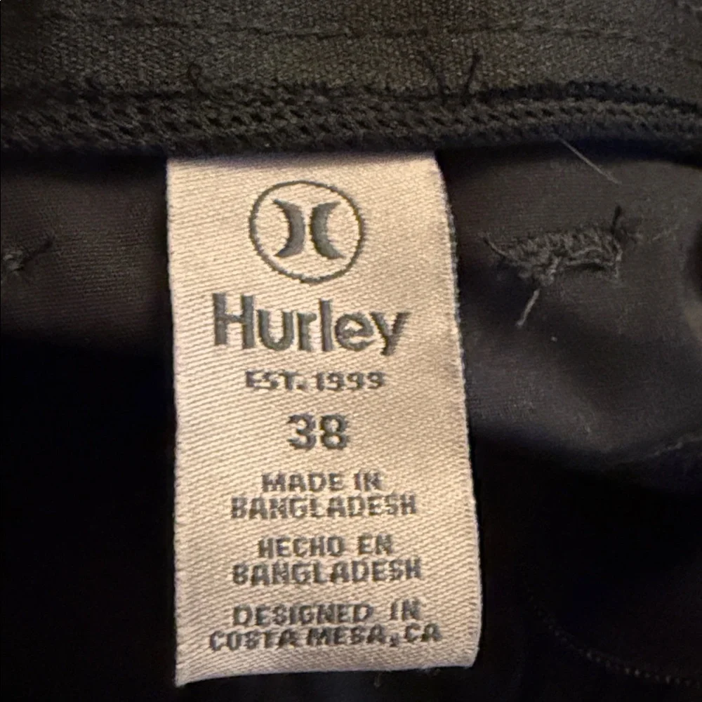 Hurley Black Pants, 38/32